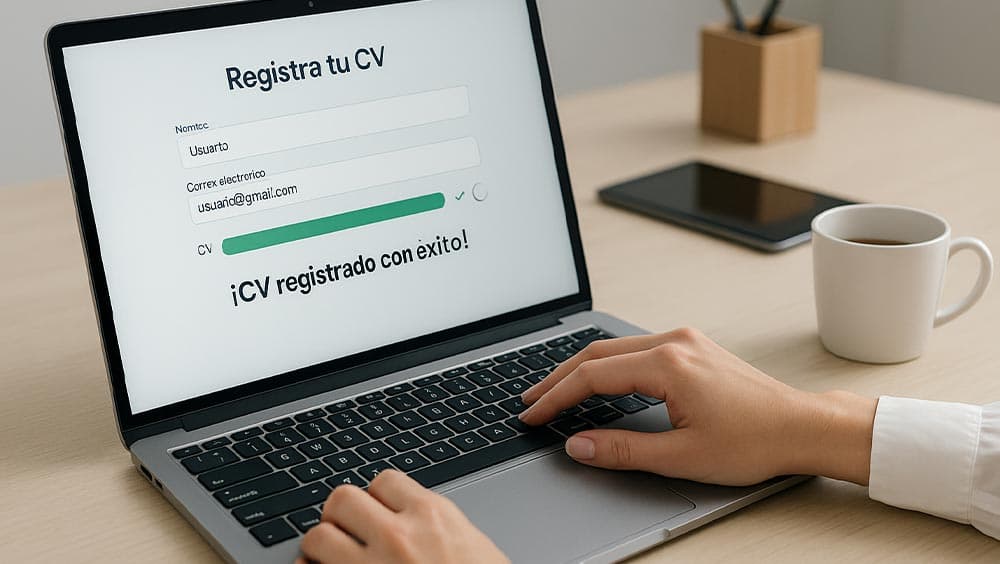 Registra tu CV